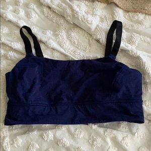 Navy lululemon sports bra size 12